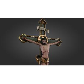 3D Medieval Wooden PBR Crucifix